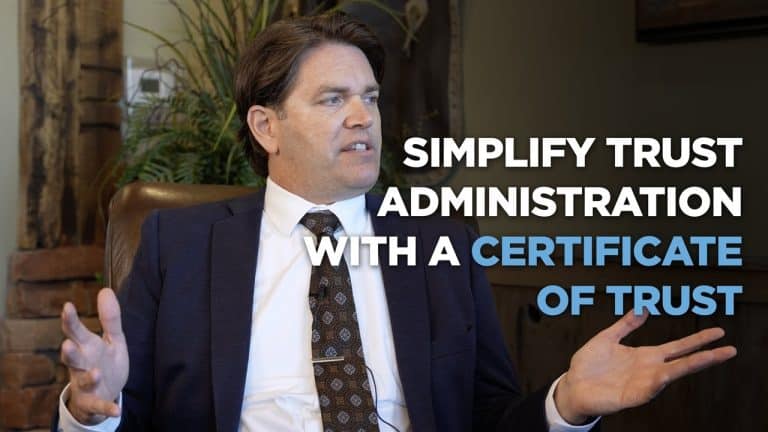 Simplify trust administration with a certificate of trust - Dana Whiting Law.